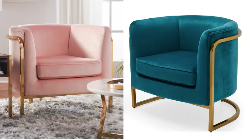 MoDRN Marni barrel accent chair