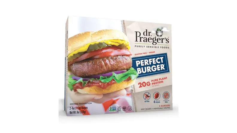 Dr. Praeger's sliders are packed with protein and some hidden veggies, too.