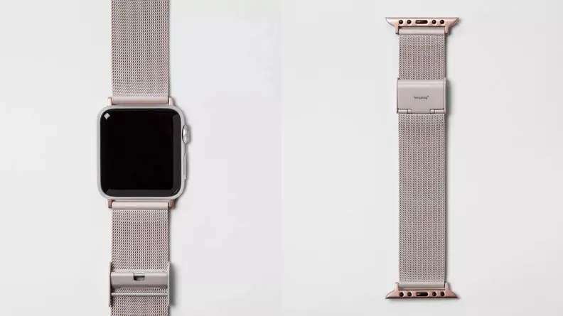 Mesh watch band.