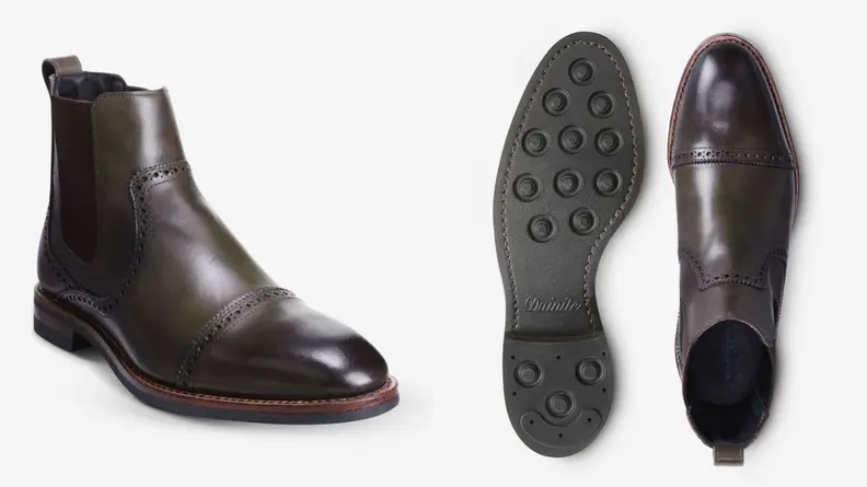 Black boots by Allen Edmonds.
