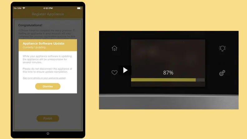 Screenshot of a smartphone getting an app update.