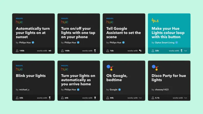 IFTTT Hue Formulas