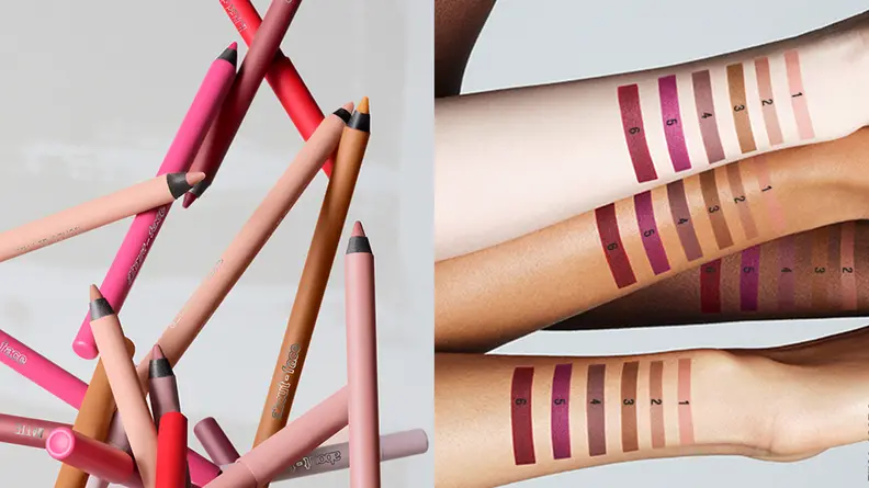 The Matte Fix Lip Pencil from Halsey's About-Face makeup line.