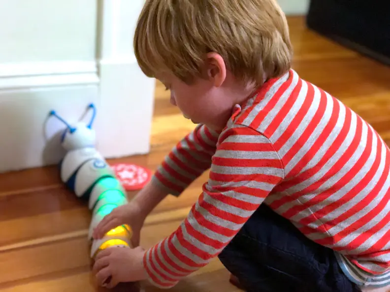 Playing with the Hasbro Think & Learn Code-a-Pillar
