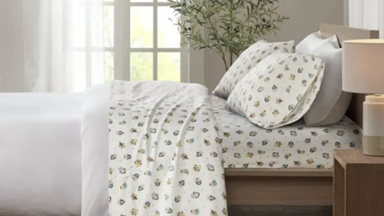 a set of comfort classics sheets on a mattress