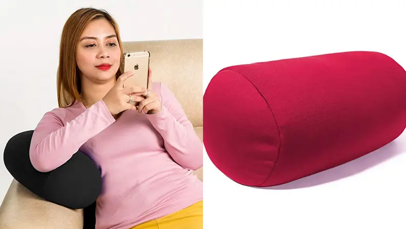 Cushie Microbead Roll Pillow