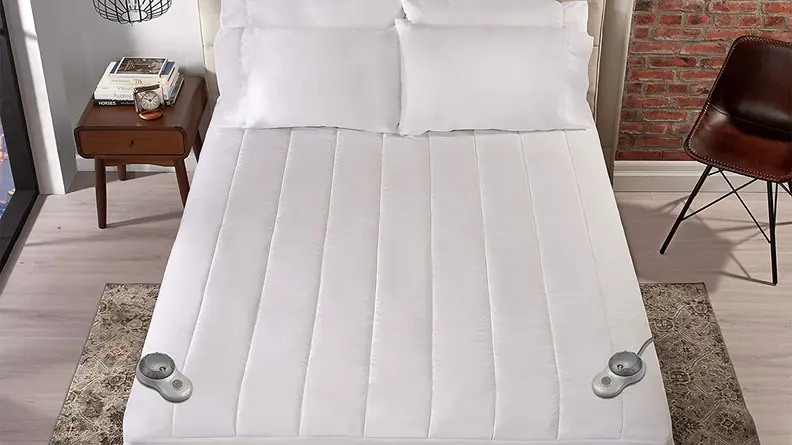 A photo of the Sunbeam Heated Mattress Pad.