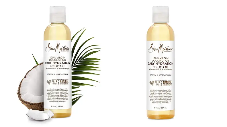 The SheaMoisture Daily Hydration Body Oil.