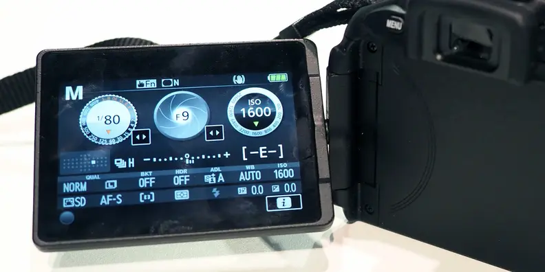 The Nikon D5600's interface is far more visually appealing than it used to be.