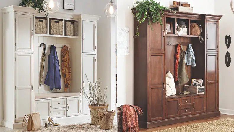 Polar White Entryway Furniture