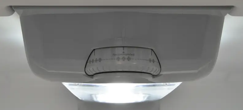 Don't trust the snowflakes... The Whirlpool WRT311FZDM runs a little warm, so be sure to turn it down in relation to the recommended setting.