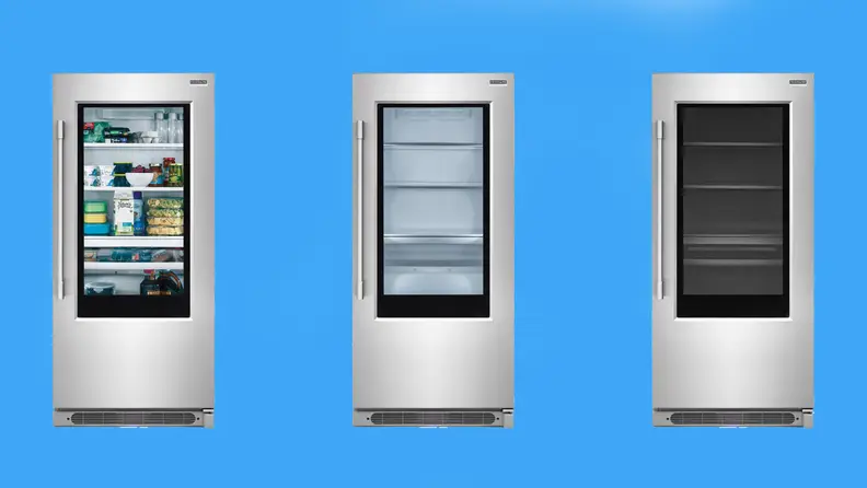 A clear-glass window dominates the front of the FPGU19F8TF.