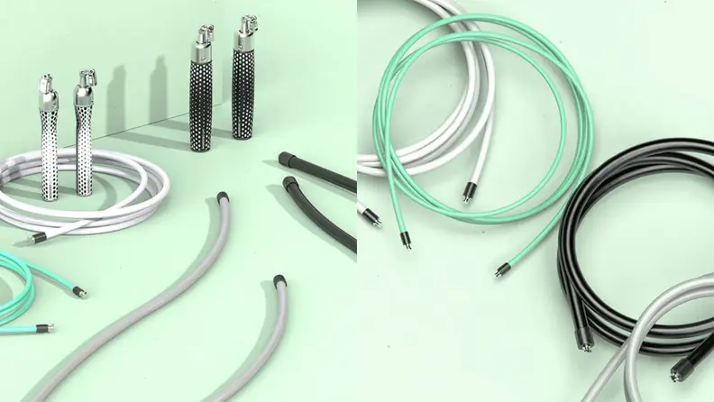 crossrope get fit set on green background