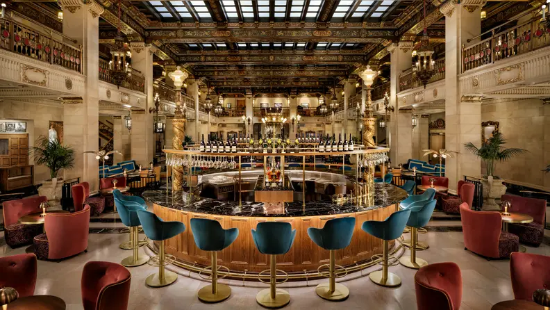 The bar of a historic hotel