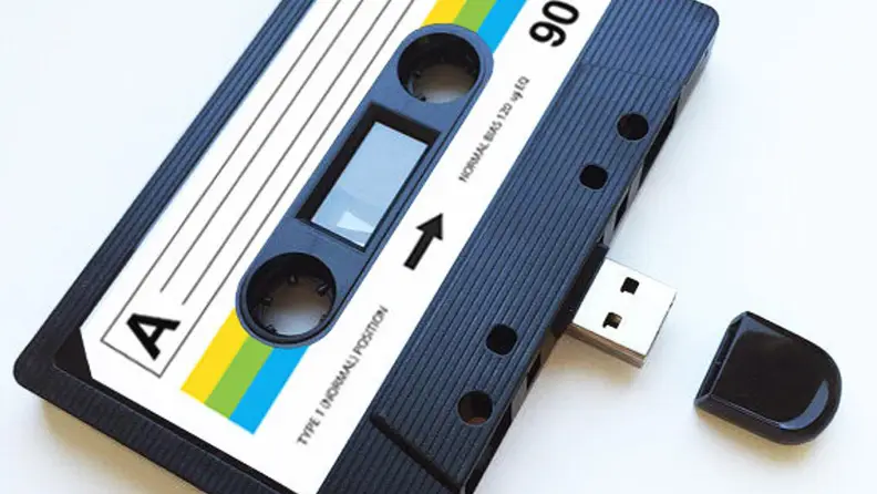 USB mixtape cassette