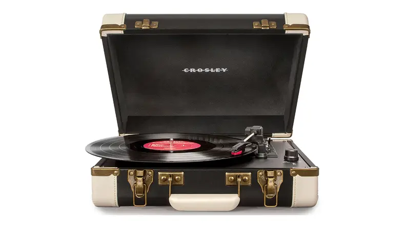 Crosley CR6019A-BK Executive Portable USB Turntable