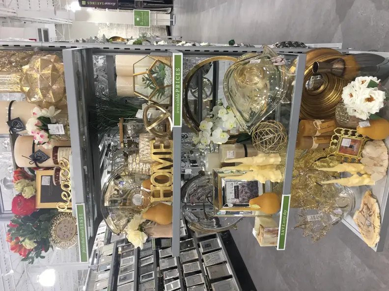 Gold decor at Homesense