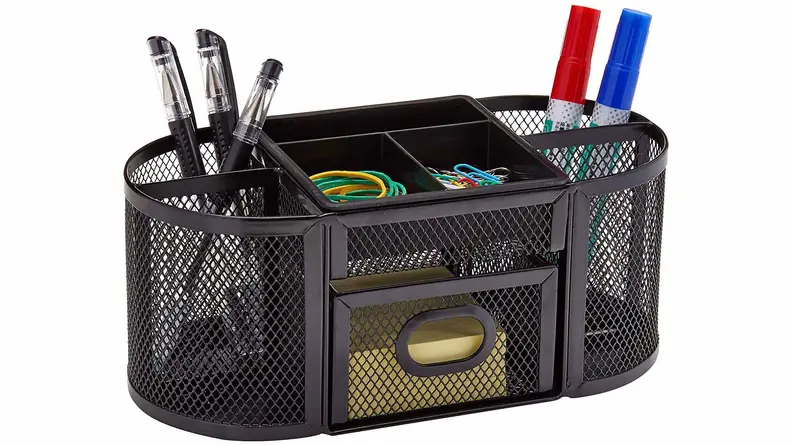 AmazonBasics Mesh Desktop Organizer