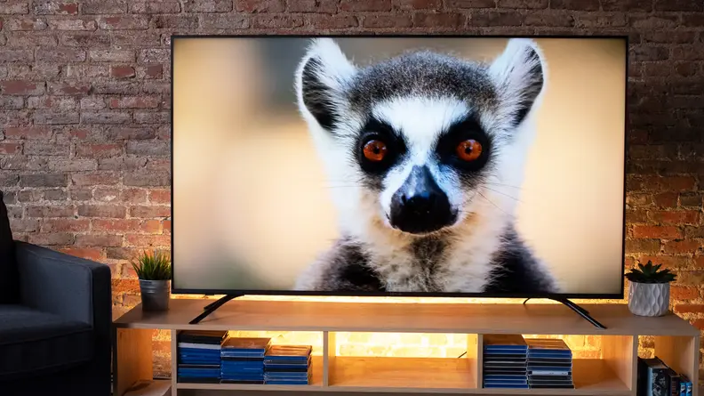 A Hisense ULED TV displaying content