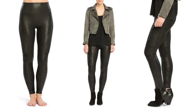 Spanx Moto Leather Leggings
