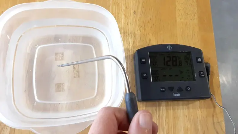 Microwave tests - water test