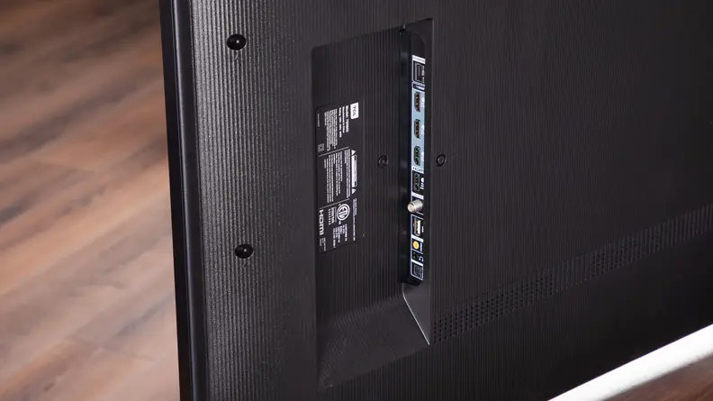 Back of TCL 75R655.