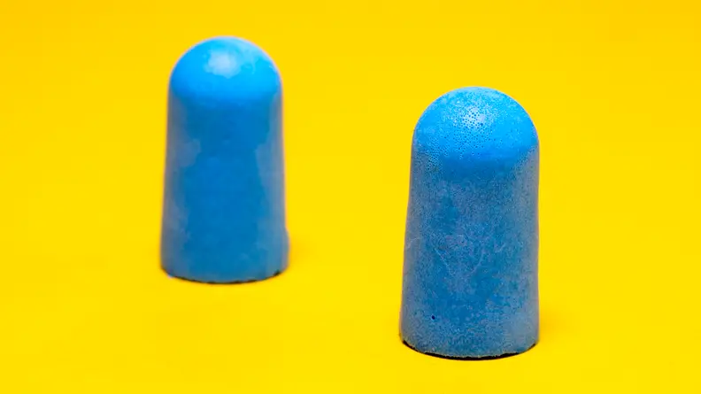 A photo of the Hearos Xtreme Ear Plugs.
