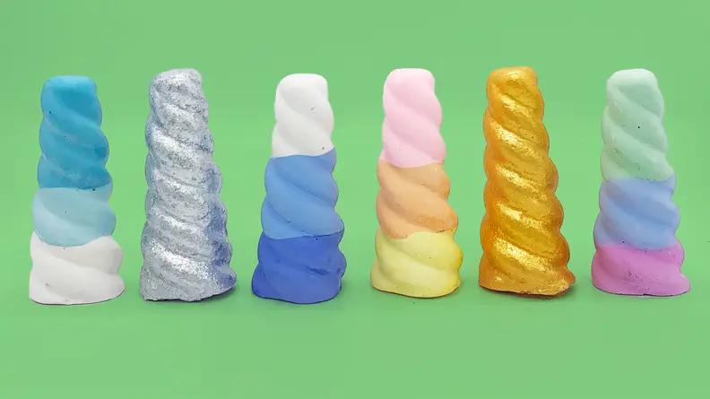 Unicorn sidewalk chalk