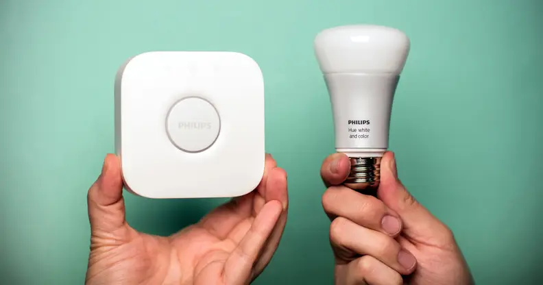 Philips Hue smart bulb