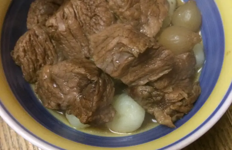 Slow cooking — after