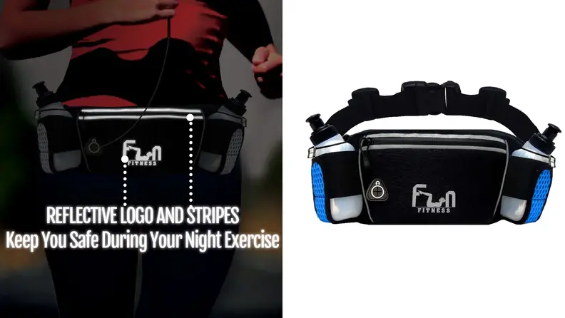 A picture of a fanny pack / hydration belt