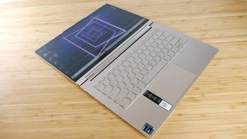 Lenovo Yoga 9i viewed from above