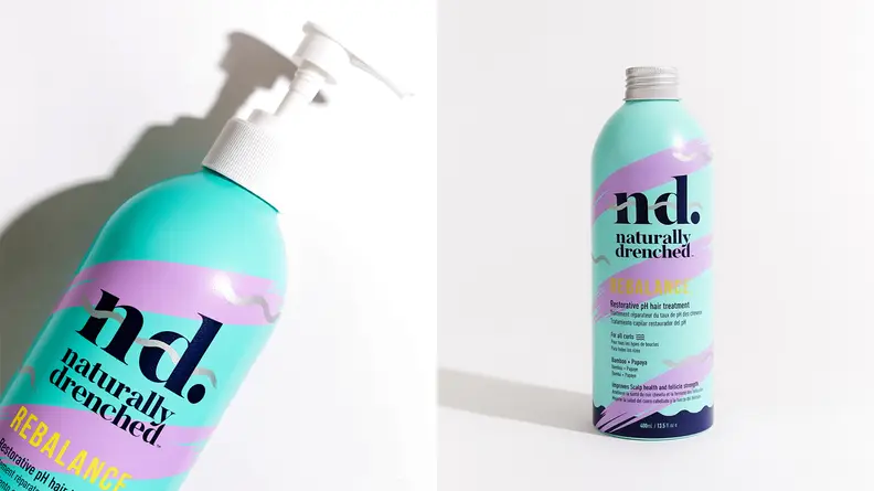 The Naturally Drenched Rebalance Pre-Conditioner Treatment.