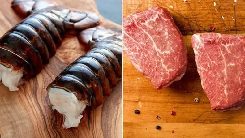Lobster and Steak from Crowd Cow