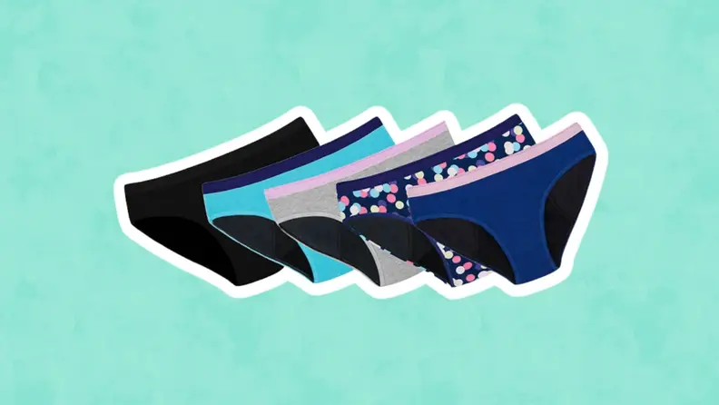 five pairs of assorted black underwear