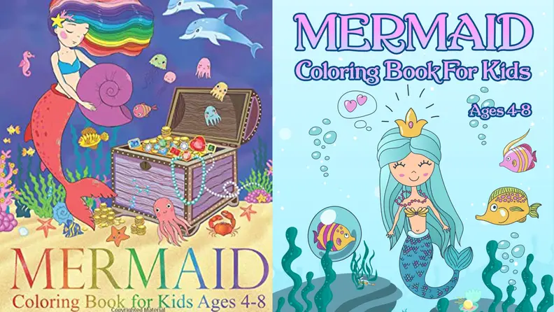 mermaidcoloringbook