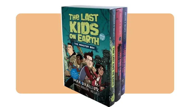 Box set of _The Last Kids on Earth_ children's books.