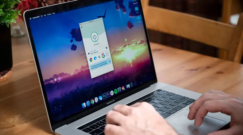 ExpressVPN on laptop