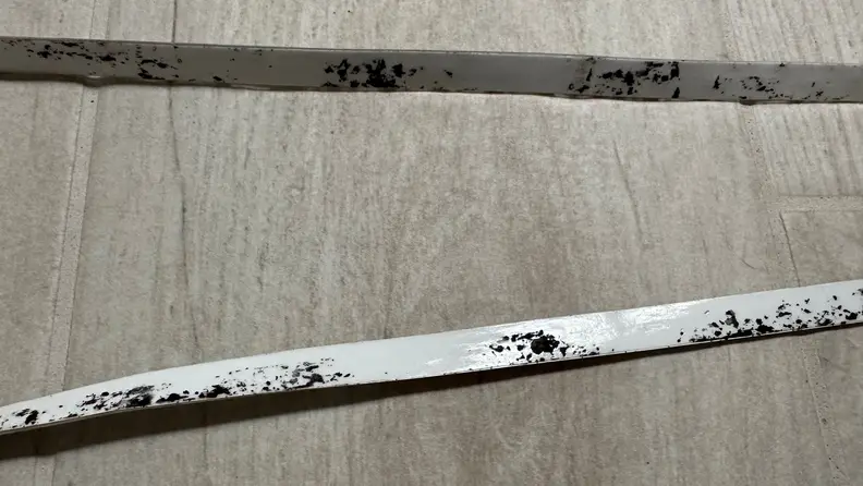 The Govee M1 strip lights leave behind a residue upon removal