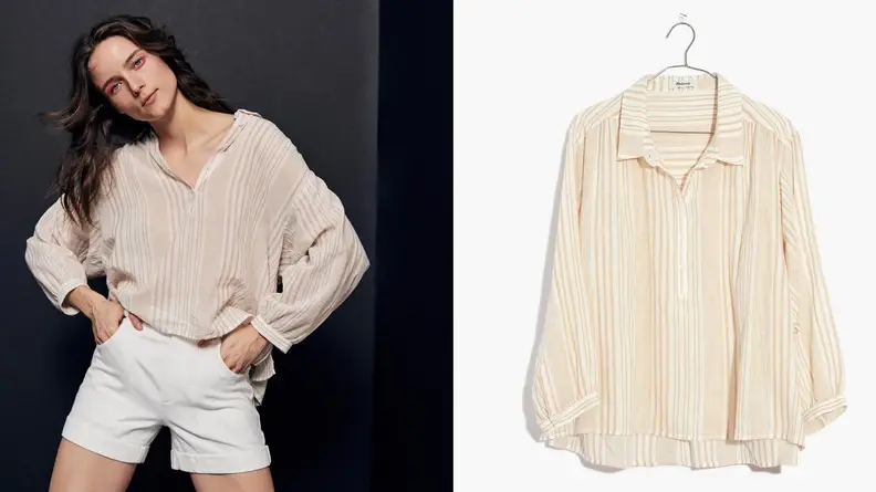 Madewell popover top