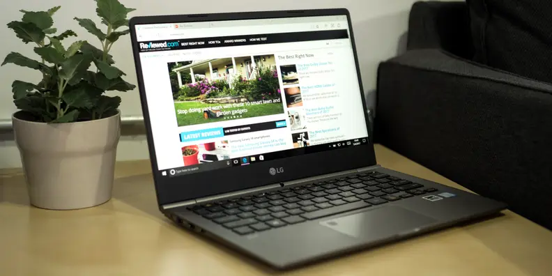 LG Gram 13 On Table