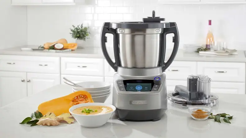 With the Complete Chef, you can prepare soup and cook it, too!