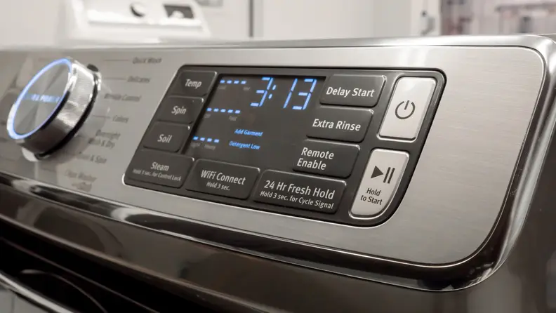 The Maytag MHW8630HC used long cycles to deal with stains.
