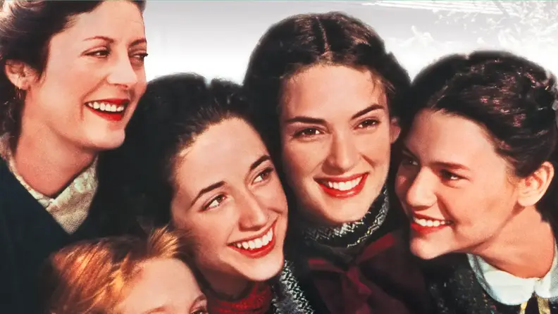 A color-added image from 1949's Little Women features the likes of Elizabeth Taylor as Amy March.