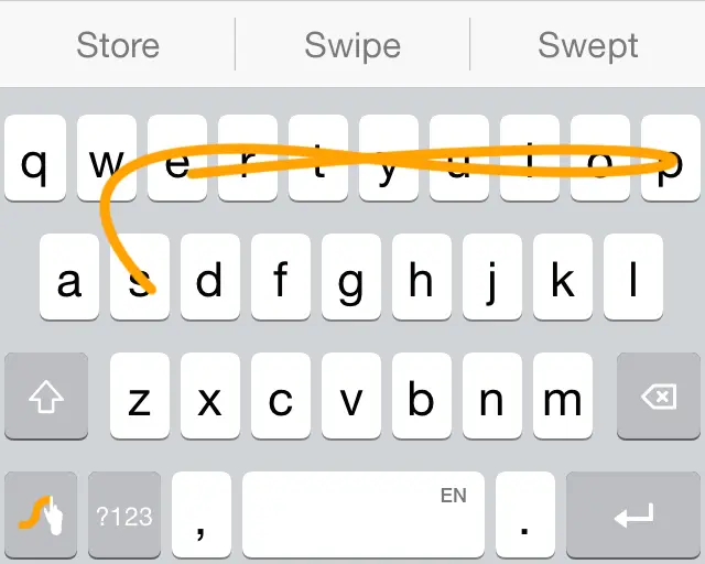 Swype keyboard