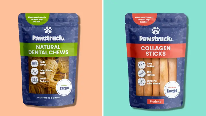 Pawstruck collagen sticks and dental chews