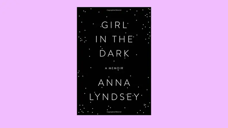 Cover of Girl In The Dark in front of a background.