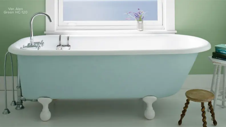 Green is the new color for bathrooms