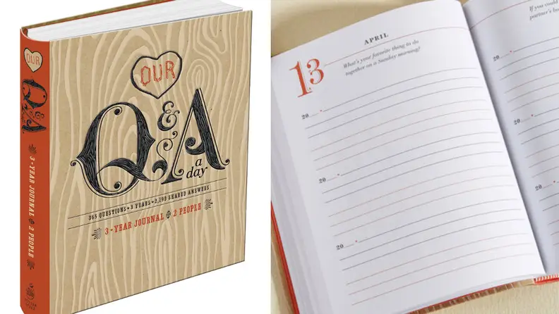 This journal has three years worth of cute prompts.