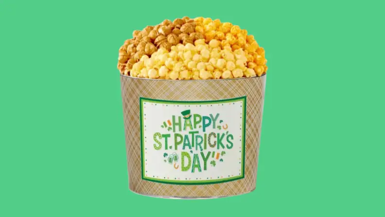 A pot of popcorn